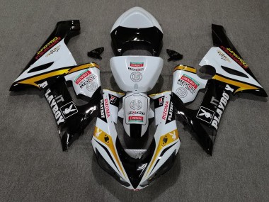 Gold Playboy 2005-2006 ZX6R Motorcycle Fairing