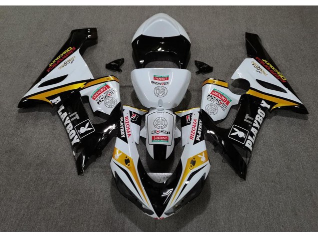 Gold Playboy 2005-2006 ZX6R Motorcycle Fairing Gold Playboy 2005-2006 ZX6R Motorcycle Fairing