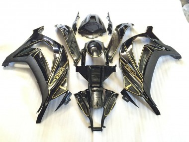 Gold Trim 2011-2015 ZX10R Motorcycle Fairing