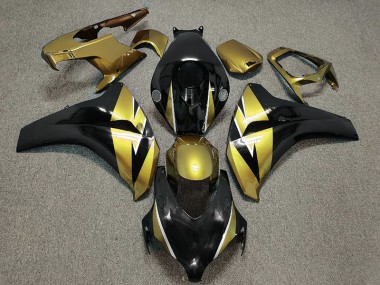 Gold and Black 2008-2011 CBR1000RR Motorcycle Fairing