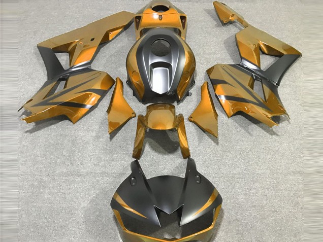Gold and Matte Black 2013-2023 CBR600RR Motorcycle Fairing Gold and Matte Black 2013-2023 CBR600RR Motorcycle Fairing