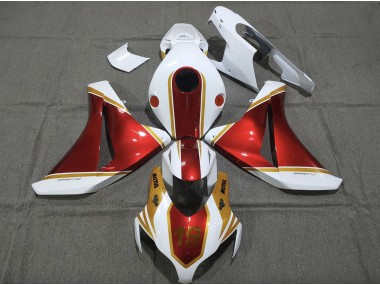 Gold and Red 19 2008-2011 CBR1000RR Motorcycle Fairing