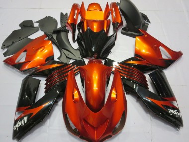 Green Black 2006-2011 ZX14R Motorcycle Fairing