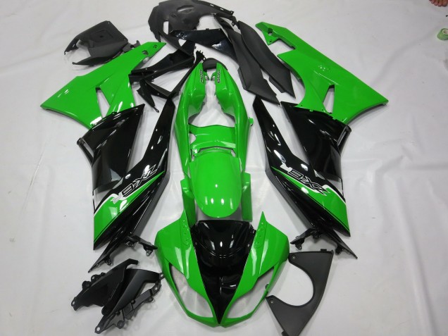 Green Black 2009-2012 ZX6R Motorcycle Fairing Green Black 2009-2012 ZX6R Motorcycle Fairing