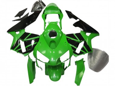 Green Black No Decals 2003-2004 CBR600RR Motorcycle Fairing