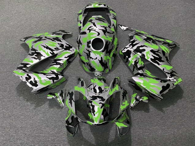 Green Camo 2002-2012 VFR800 Motorcycle Fairing Green Camo 2002-2012 VFR800 Motorcycle Fairing