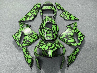 Green Camo 2003-2004 CBR600RR Motorcycle Fairing
