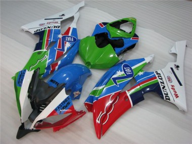 Green Fiat 2008-2016 R6 Motorcycle Fairing