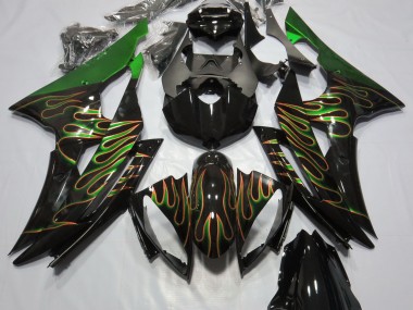 Green Flame 2008-2016 R6 Motorcycle Fairing