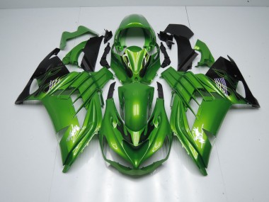 Green Flame 2012-2021 ZX14R Motorcycle Fairing