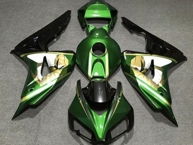 Green & Gold 2006-2007 CBR1000RR Motorcycle Fairing