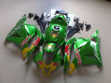 Green Red Bull 2009-2012 CBR600RR Motorcycle Fairing