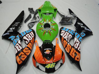 Green Rossi 2006-2007 CBR1000RR Motorcycle Fairing