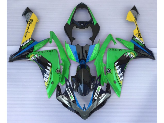 Green Shark 2007-2008 R1 Motorcycle Fairing Green Shark 2007-2008 R1 Motorcycle Fairing