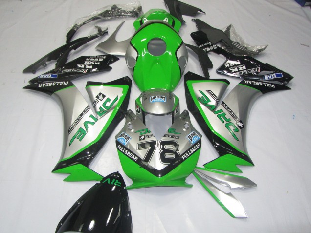 Green Silver 2012-2016 CBR1000RR Motorcycle Fairing Green Silver 2012-2016 CBR1000RR Motorcycle Fairing