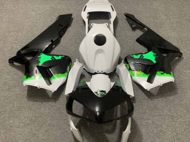 Green Splatter 2003-2004 CBR600RR Motorcycle Fairing