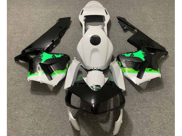 Green Splatter 2003-2004 CBR600RR Motorcycle Fairing Green Splatter 2003-2004 CBR600RR Motorcycle Fairing