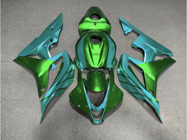 Green & Teal 2007-2008 CBR600RR Motorcycle Fairing Green & Teal 2007-2008 CBR600RR Motorcycle Fairing
