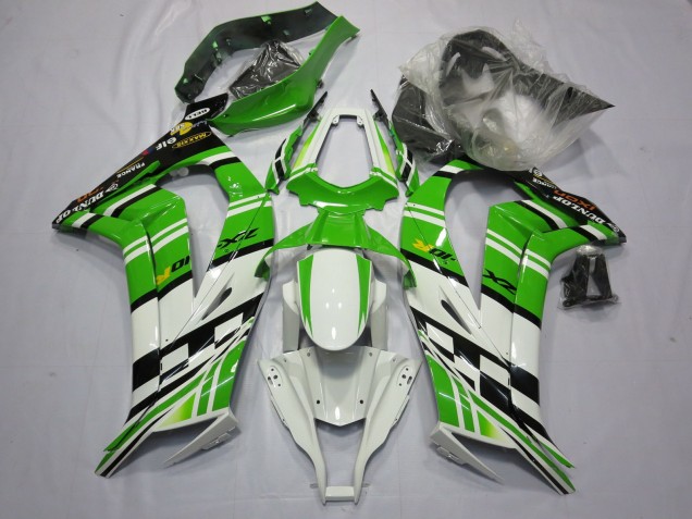 Green White Black 2011-2015 ZX10R Motorcycle Fairing Green White Black 2011-2015 ZX10R Motorcycle Fairing