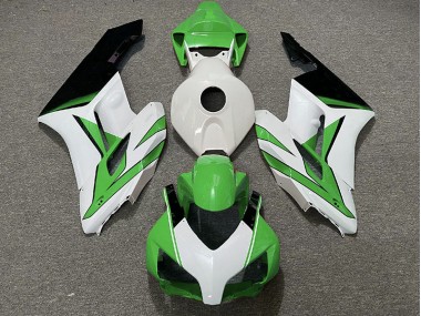 Green White and Gloss Black 2004-2005 CBR1000RR Motorcycle Fairing