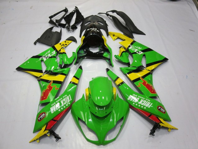 Green Yellow 2009-2012 ZX6R Motorcycle Fairing Green Yellow 2009-2012 ZX6R Motorcycle Fairing