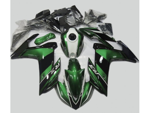 Green and Gloss Black 2015-2018 R3 Motorcycle Fairing Green and Gloss Black 2015-2018 R3 Motorcycle Fairing