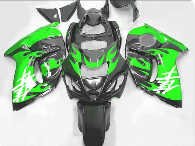 Green and Grey 2008-2020 GSXR 1300 Hayabusa Motorcycle Fairing Green and Grey 2008-2020 GSXR 1300 Hayabusa Motorcycle Fairing