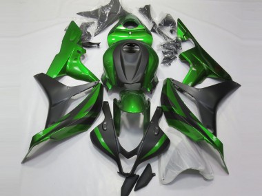 Green and Matte Black 2007-2008 CBR600RR Motorcycle Fairing