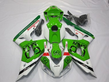 Green and White 2006-2007 CBR1000RR Motorcycle Fairing