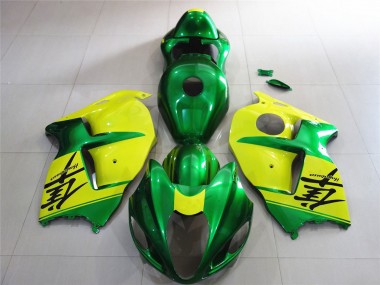 Green and Yellow 1997-2007 GSXR 1300 Hayabusa Motorcycle Fairing