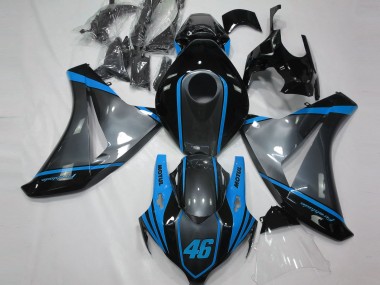 Grey Motul & Light Blue 2008-2011 CBR1000RR Motorcycle Fairing