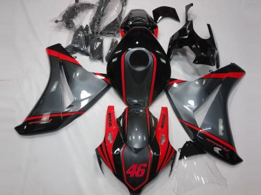 Grey Motul & Red 2008-2011 CBR1000RR Motorcycle Fairing