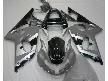 Grey Silver OEM Style 2000-2002 GSXR 1000 Motorcycle Fairing