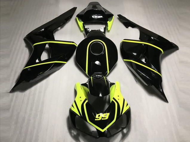 High Viz and Black CBR 2006-2007 CBR1000RR Motorcycle Fairing High Viz and Black CBR 2006-2007 CBR1000RR Motorcycle Fairing