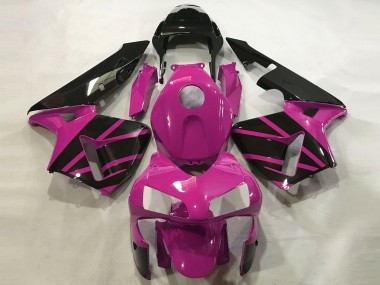 Hot Pink & Gloss Black 2003-2004 CBR600RR Motorcycle Fairing