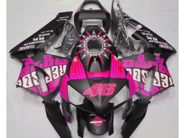 Hot Pink Rossi Repsol 2003-2004 CBR600RR Motorcycle Fairing Hot Pink Rossi Repsol 2003-2004 CBR600RR Motorcycle Fairing