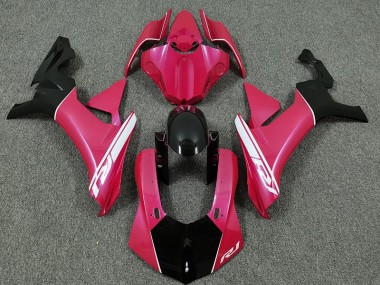 Hot Pink and Black 2015-2019 R1 Motorcycle Fairing