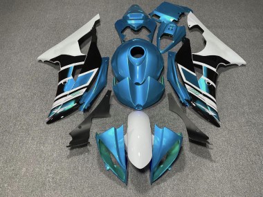 Light Blue Black and White OEM Style 2008-2016 R6 Motorcycle Fairing