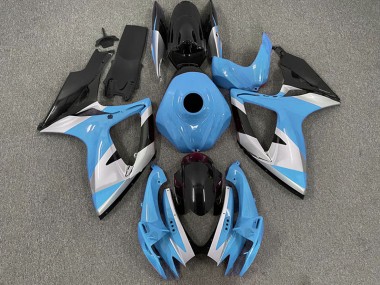 Light Blue Design 2006-2007 GSXR 600-750 Motorcycle Fairing