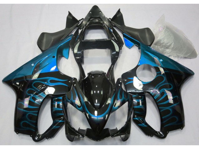 Light Blue Flame 2001-2003 CBR600 F4i Motorcycle Fairing Light Blue Flame 2001-2003 CBR600 F4i Motorcycle Fairing