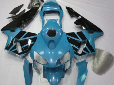 Light Blue & Gloss Black 2003-2004 CBR600RR Motorcycle Fairing