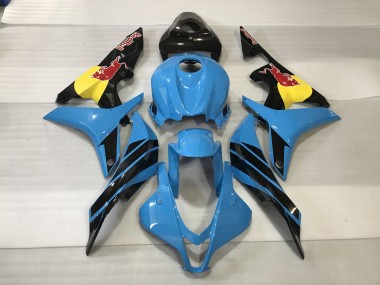 Light Blue Red Bull 2007-2008 CBR600RR Motorcycle Fairing