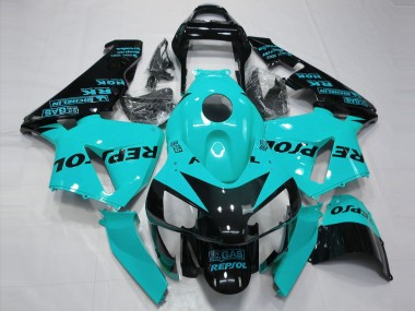 Light Blue Repsol 2003-2004 CBR600RR Motorcycle Fairing