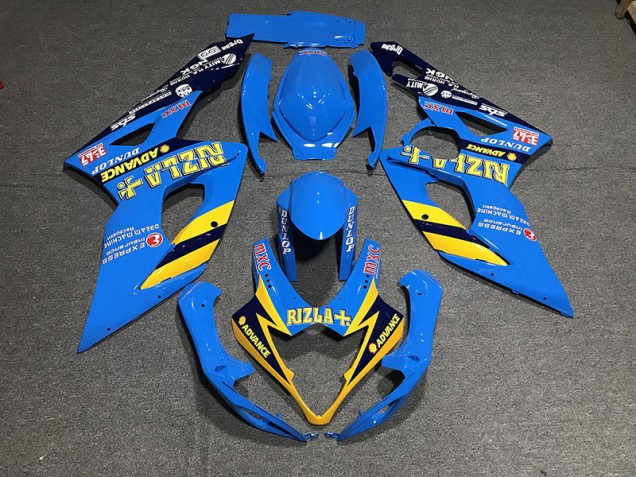 Light Blue Rizla 2005-2006 GSXR 1000 Motorcycle Fairing Light Blue Rizla 2005-2006 GSXR 1000 Motorcycle Fairing