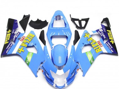 Light Blue Rizla Style 2004-2005 GSXR 600-750 Motorcycle Fairing