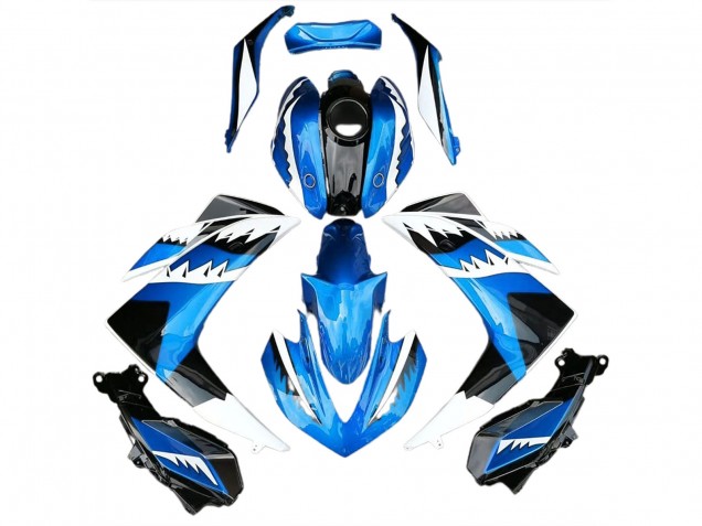 Light Blue Shark 2015-2018 R3 Motorcycle Fairing Light Blue Shark 2015-2018 R3 Motorcycle Fairing