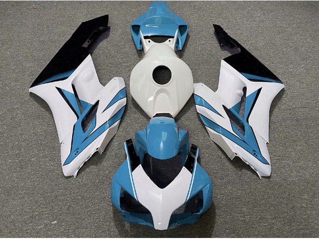 Light Blue White and Gloss Black 2004-2005 CBR1000RR Motorcycle Fairing Light Blue White and Gloss Black 2004-2005 CBR1000RR Motorcycle Fairing