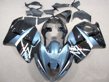 Light Blue and Black 1997-2007 GSXR 1300 Hayabusa Motorcycle Fairing
