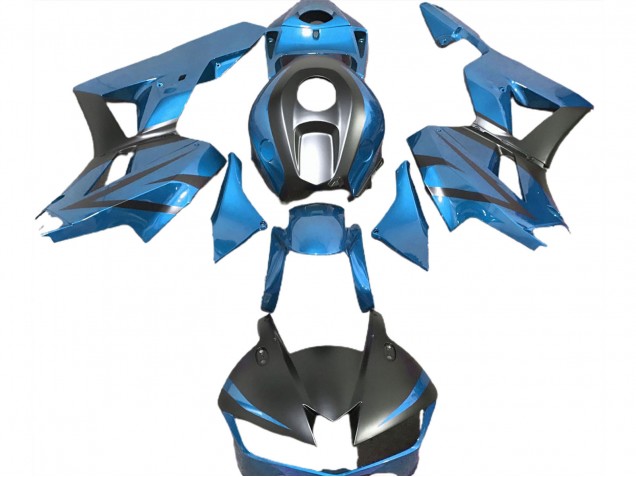 Light Blue and Matte Black 2013-2023 CBR600RR Motorcycle Fairing Light Blue and Matte Black 2013-2023 CBR600RR Motorcycle Fairing
