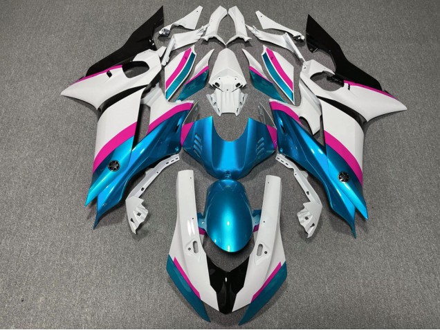 Light Blue and Pink 2017-2021 R6 Motorcycle Fairing Light Blue and Pink 2017-2021 R6 Motorcycle Fairing